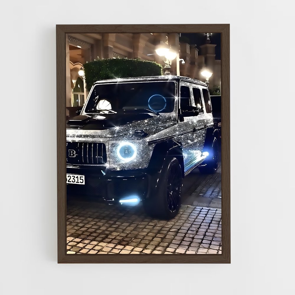 Poster G63 Noir Éblouissant – affiche Mercedes (vue 5)